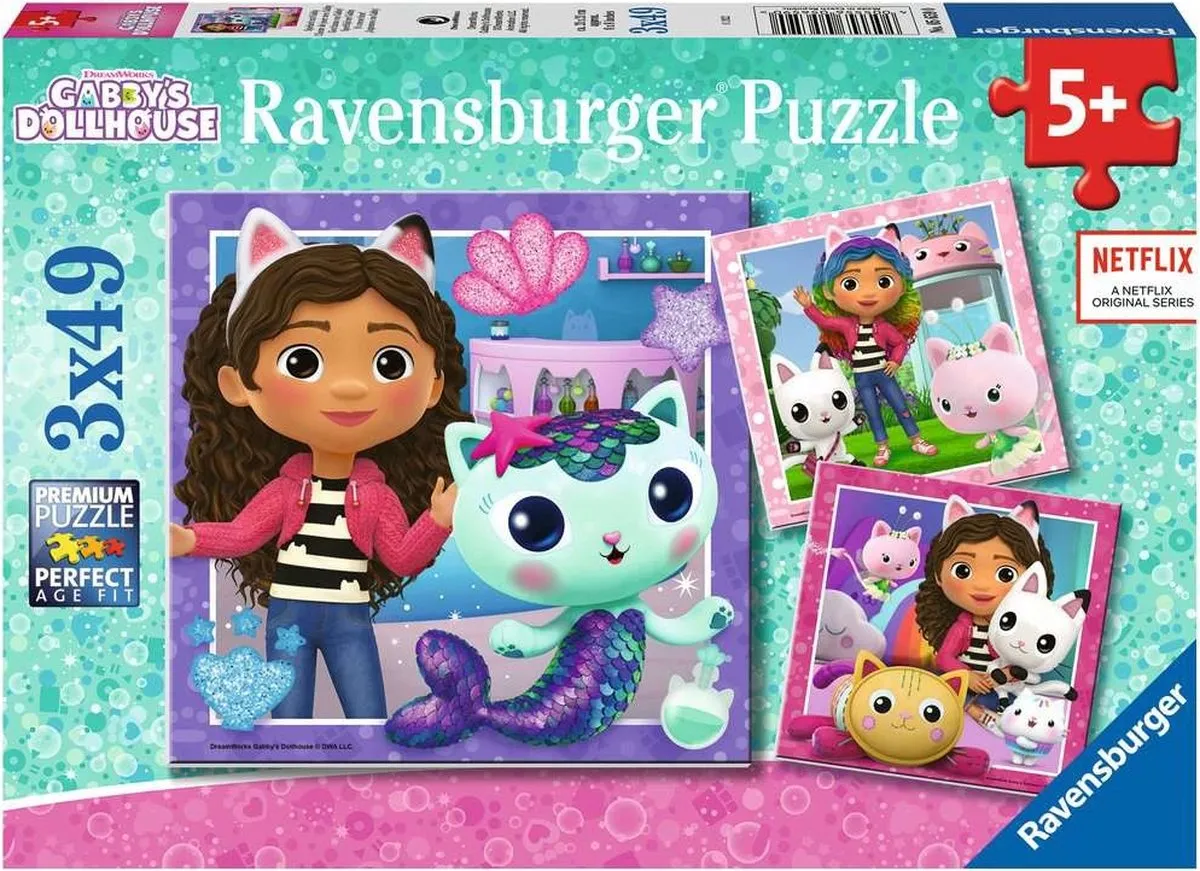 Ravensburger Gabby's Dollhouse Legpuzzel 349 Stuks - Multicolor