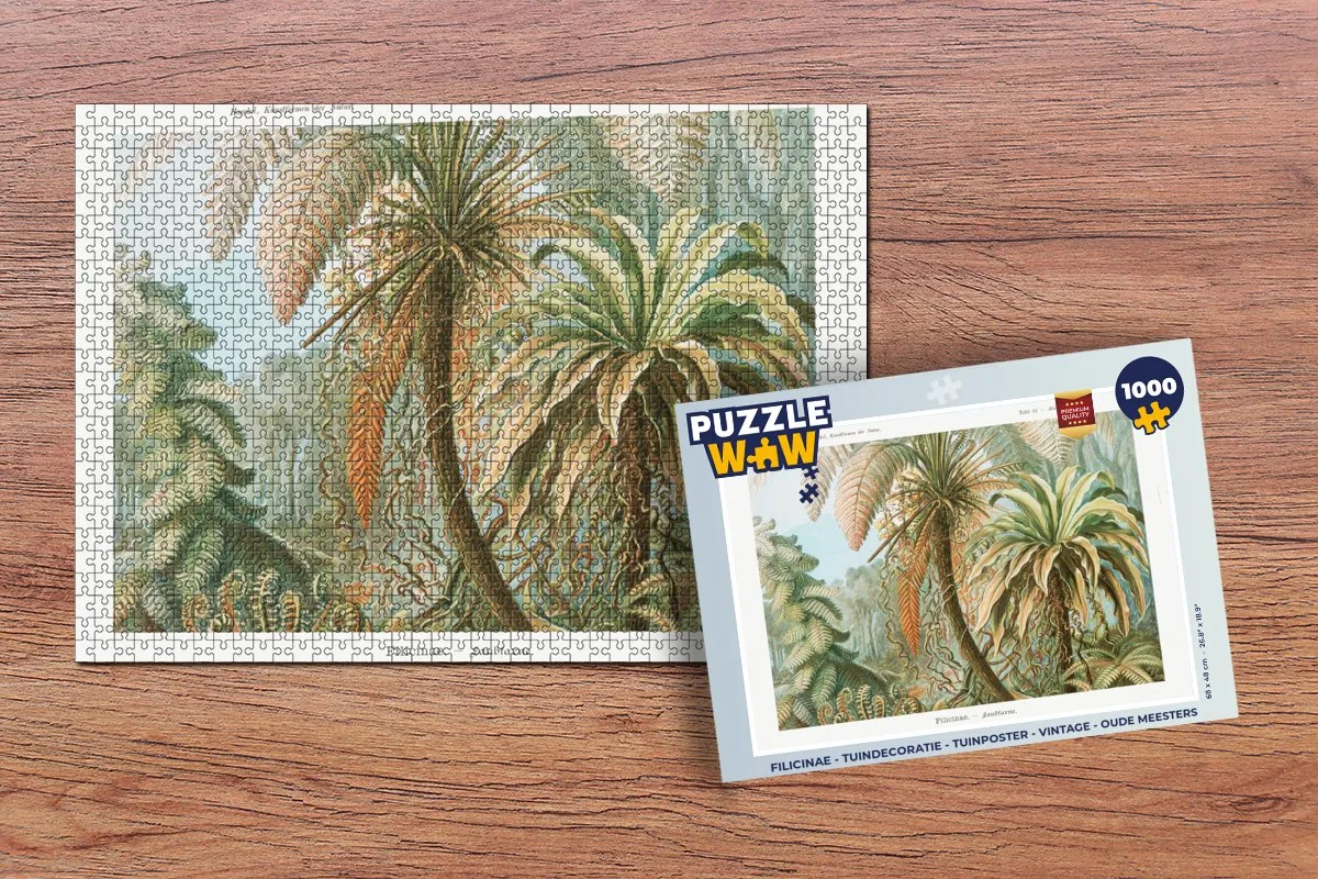 PuzzleWow Vintage Oude Meesters Legpuzzel 1000 Stuks - Multicolor