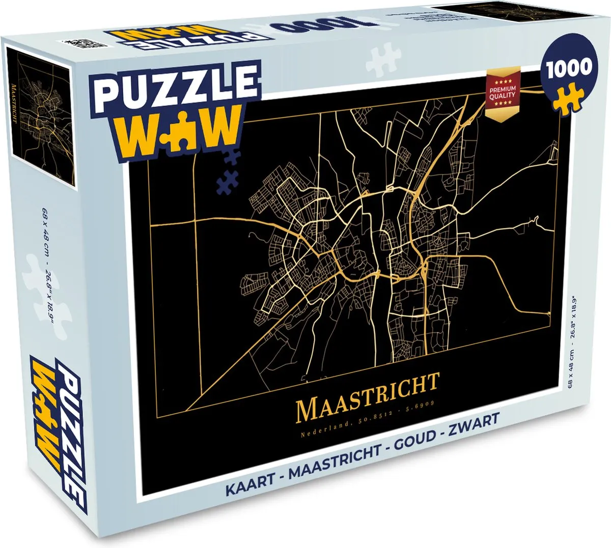 PuzzleWow Maastricht Legpuzzel 1000 Stuks