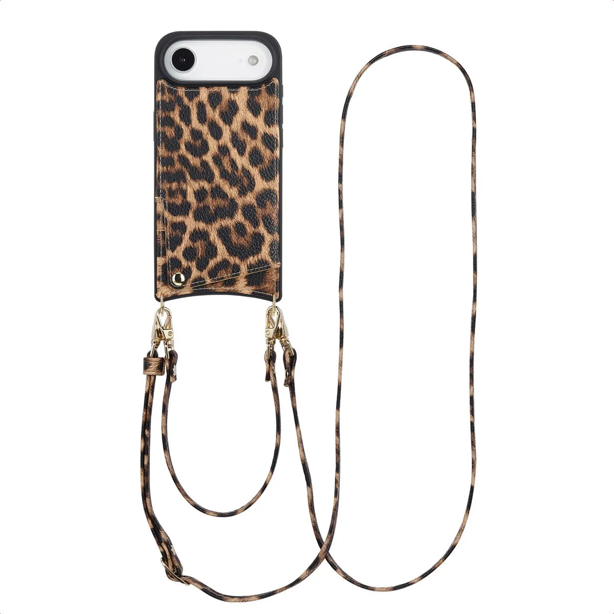 Selencia Hoesje iPhone 17 Air Leopard