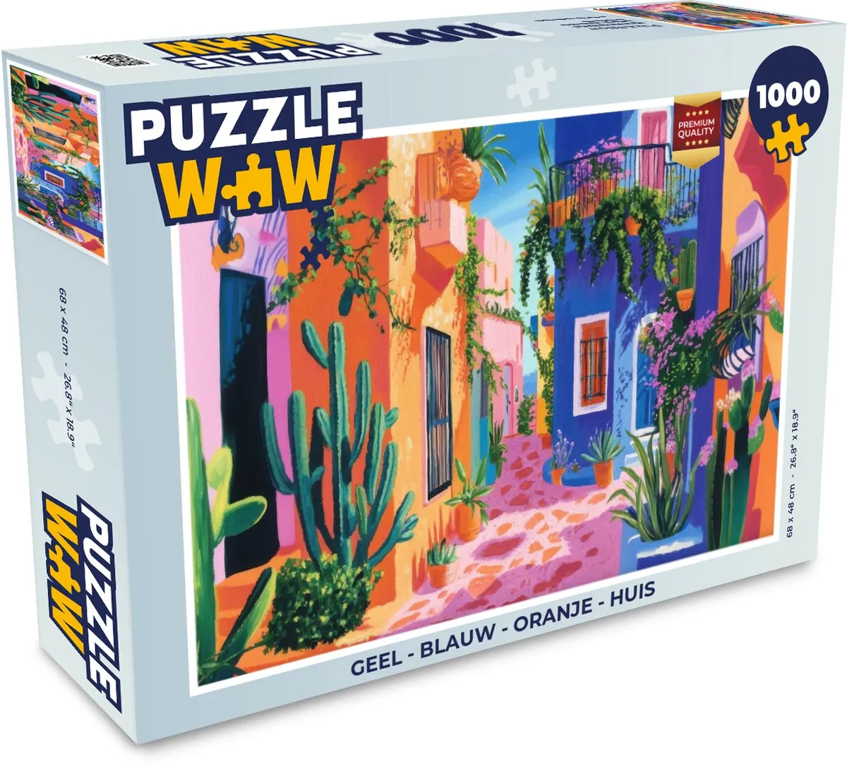 PuzzleWow Huis Legpuzzel 1000 Stuks