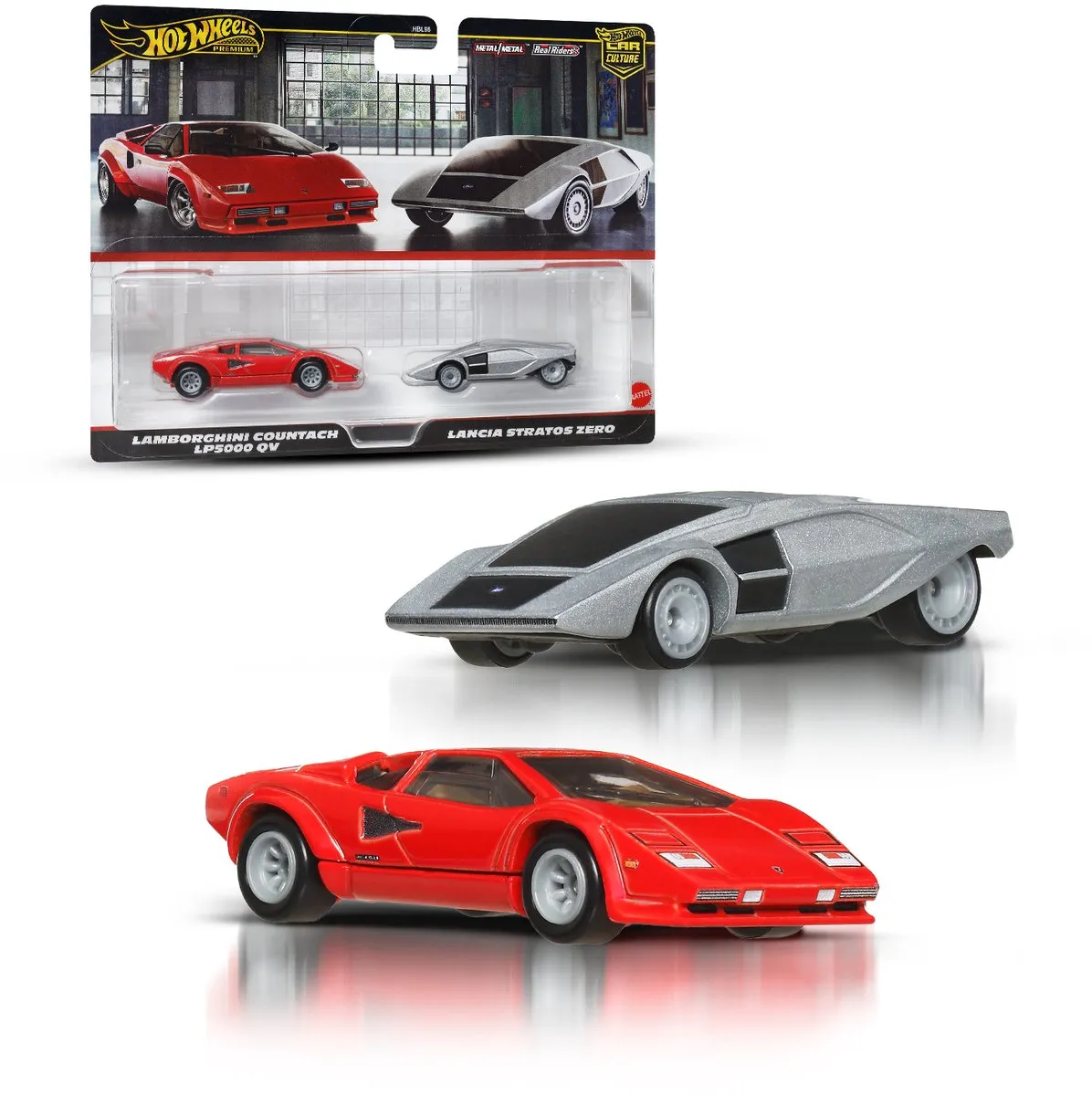 Hot Wheels Premium Autocultuur JHW51 - 2 Stuks - Meerkleurig