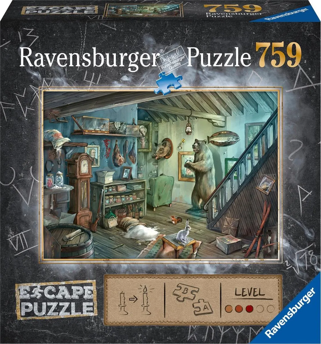 Ravensburger Escape Puzzle 8 Forbidden Basement 759 Stuks - Multicolor