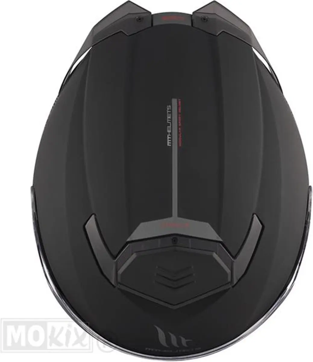 MT Helmets Atom II Systeemhelm - Mat Zwart