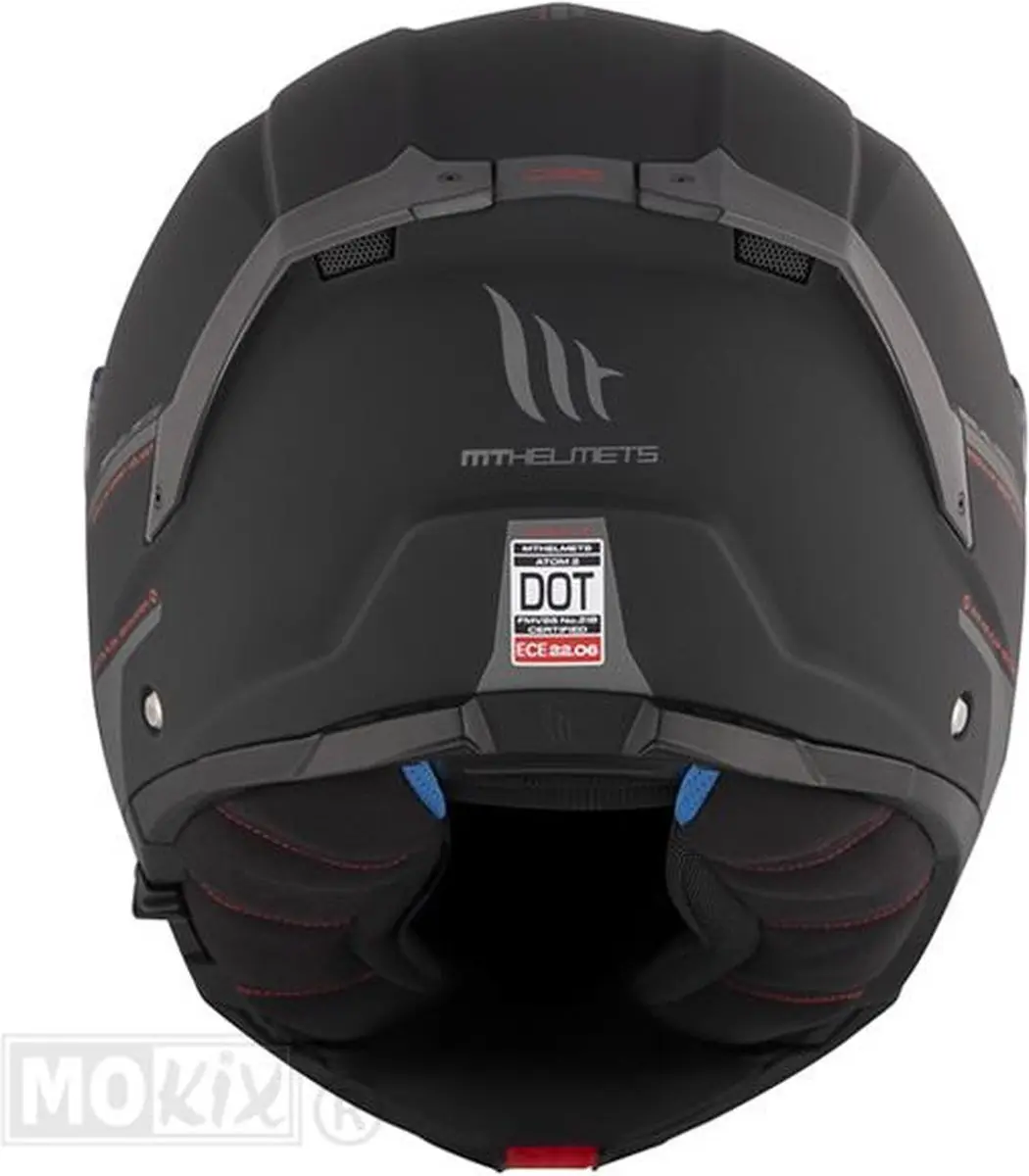 MT Helmets Atom II Systeemhelm - Mat Zwart