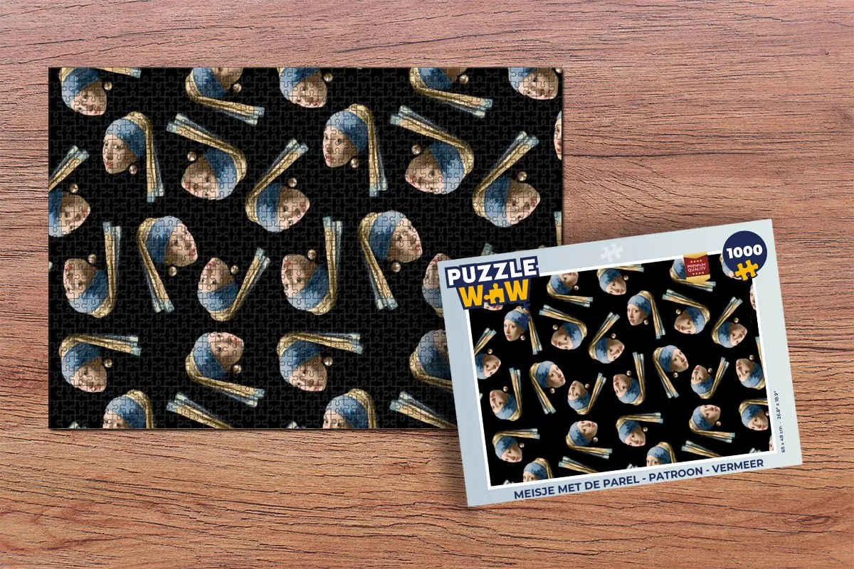 PuzzleWow Vermeer Legpuzzel 1000 Stuks - Multicolor