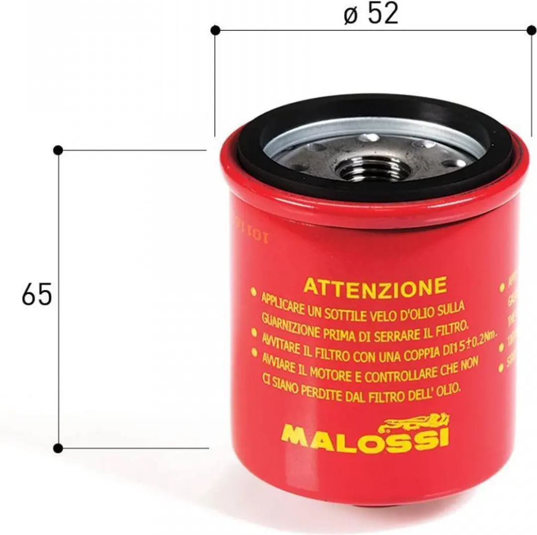 malossi oliefilter voor gilera 125 typhoon scooter 2010-2012 nieuw