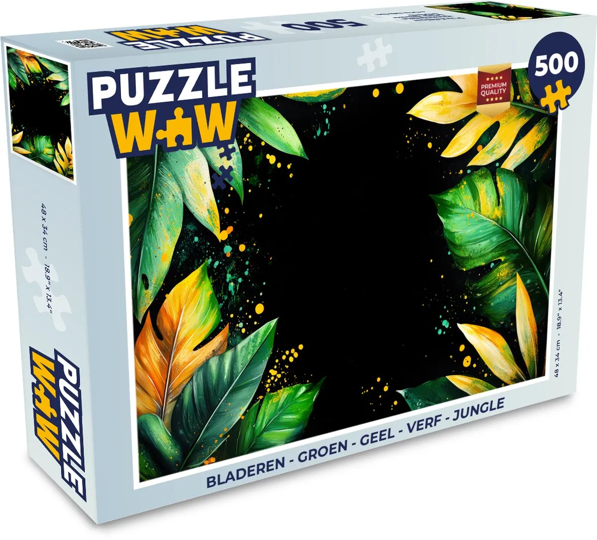 PuzzleWow Jungle Graffiti Legpuzzel 500 Stuks