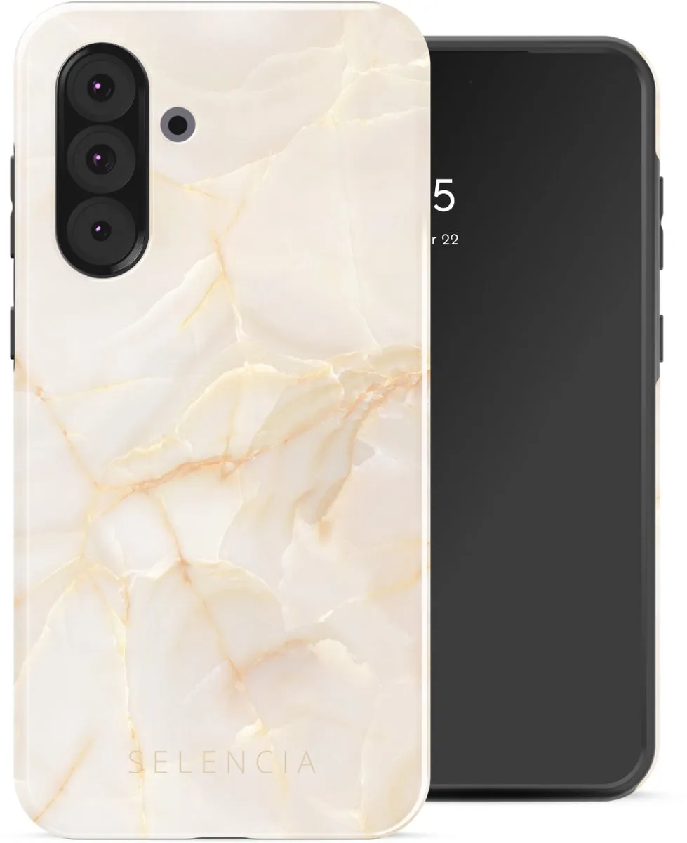 Selencia Hoesje SH00082609 Samsung Galaxy A56/A36 - Desert Waves Beige
