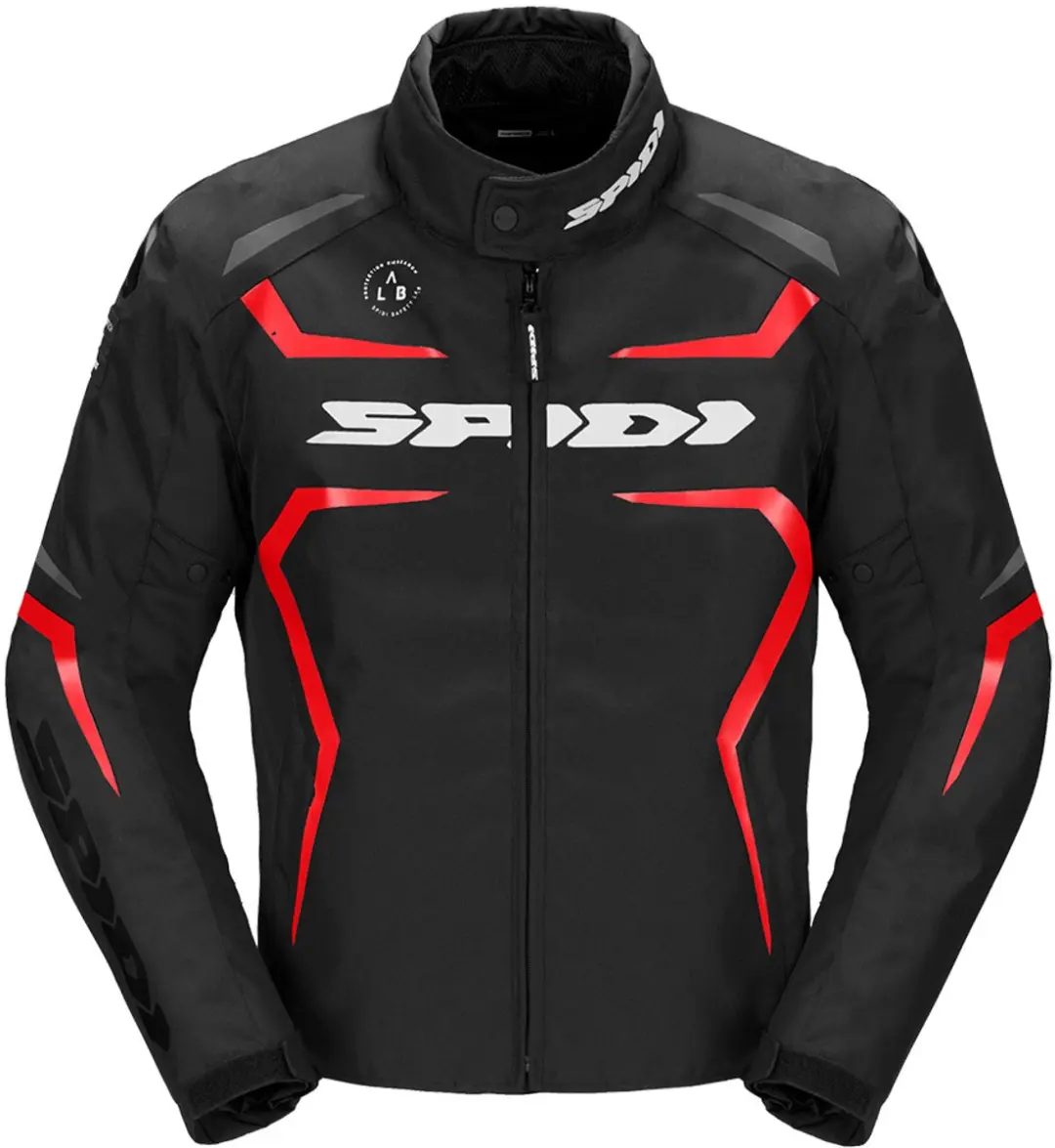 Spidi Sportmaster H2Out Jas Zwart Wit Rood