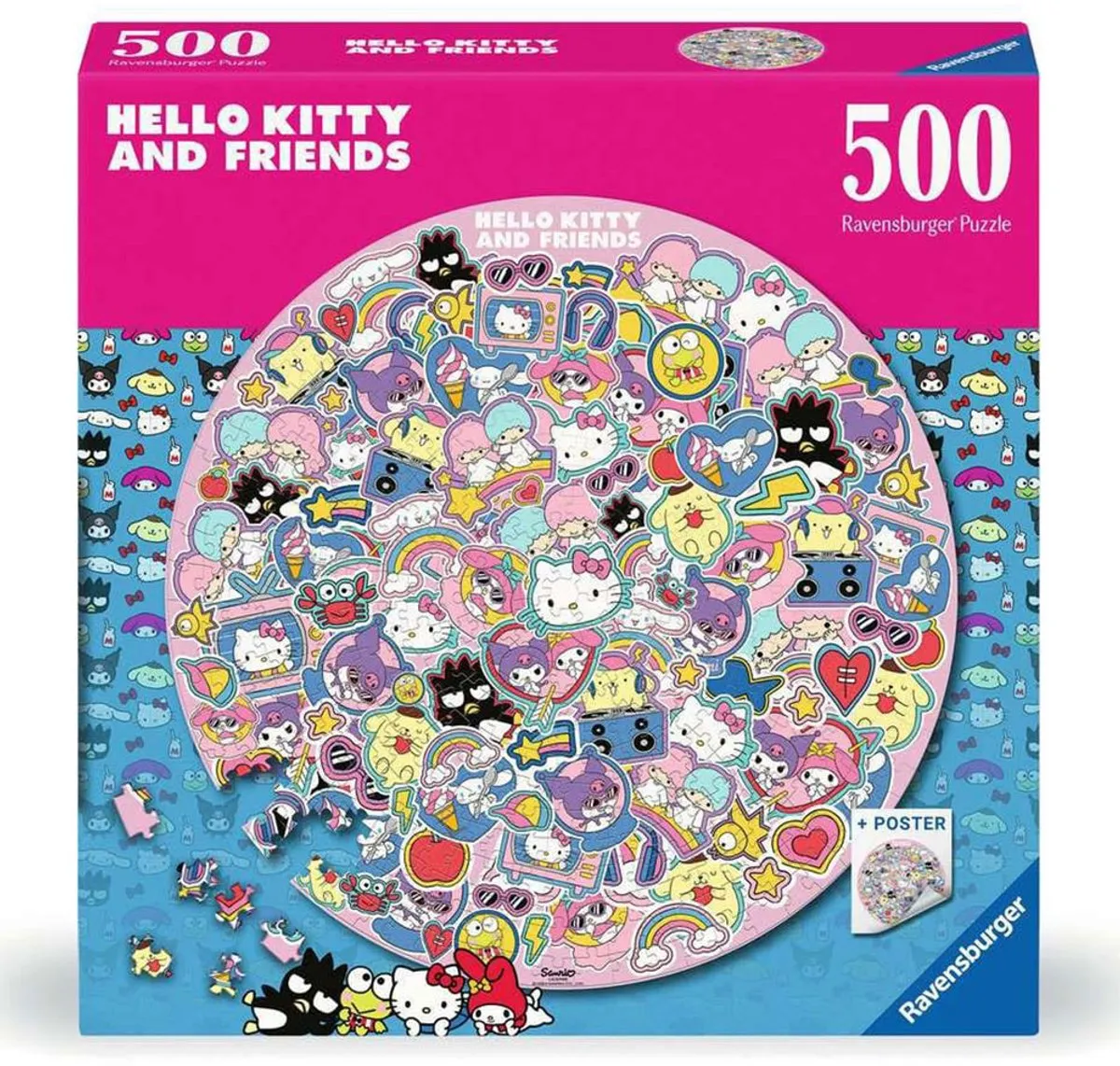 Ravensburger Hello Kitty And Friends Puzzel 500 Stuks - Multicolor