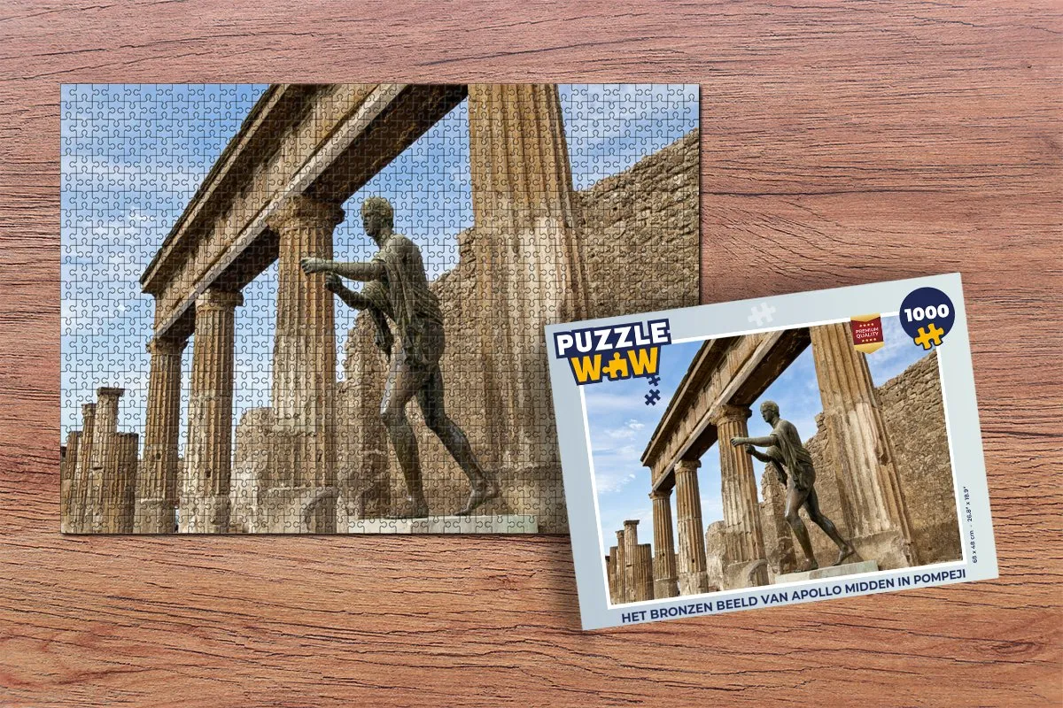 PuzzleWow Legpuzzel Apollo Pompeji 1000 Stuks - Multicolor