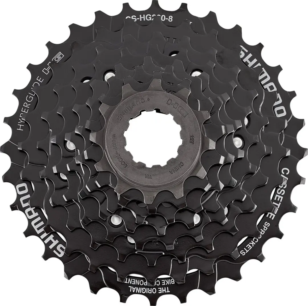 Shimano CS-HG200 Cassette 8-speed 12-32t - Zwart