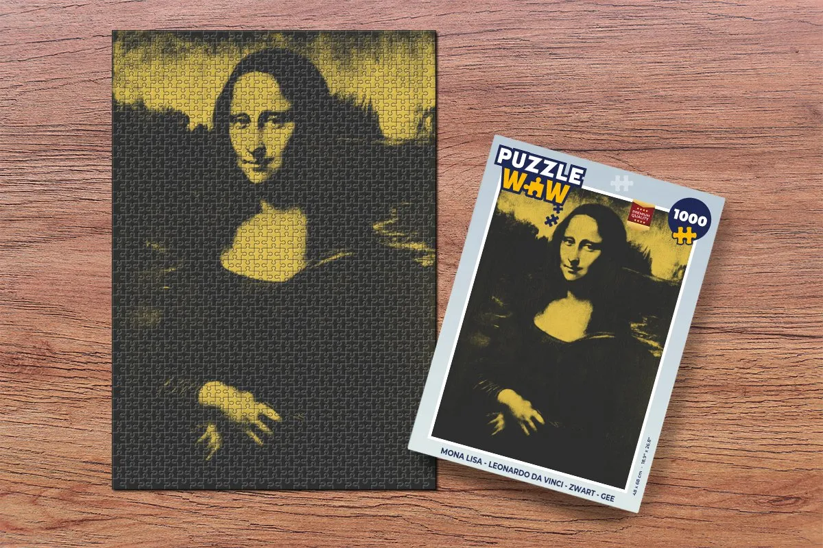 PuzzleWow Mona Lisa Legpuzzel 1000 Stuks - Multicolor