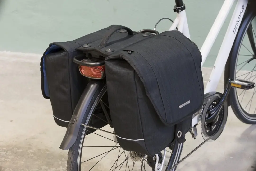 New Looxs Avero Double Dubbele Fietstas 25L - Zwart - afbeelding 6 van 6