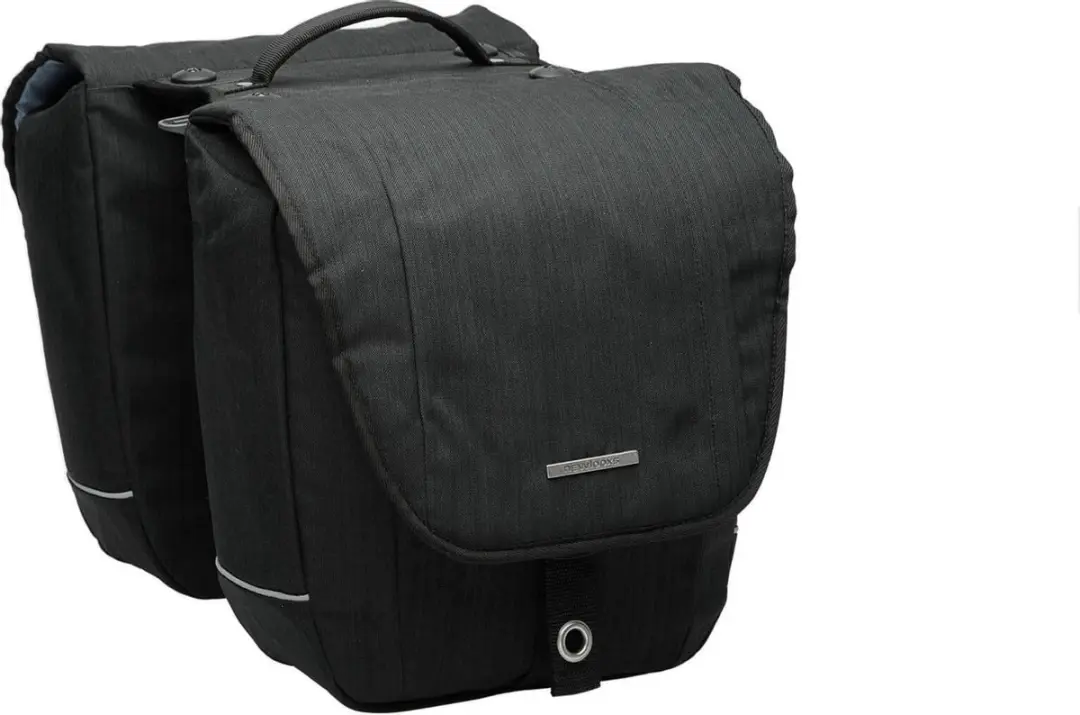 New Looxs Avero Double Dubbele Fietstas 25L - Zwart - afbeelding 2 van 6