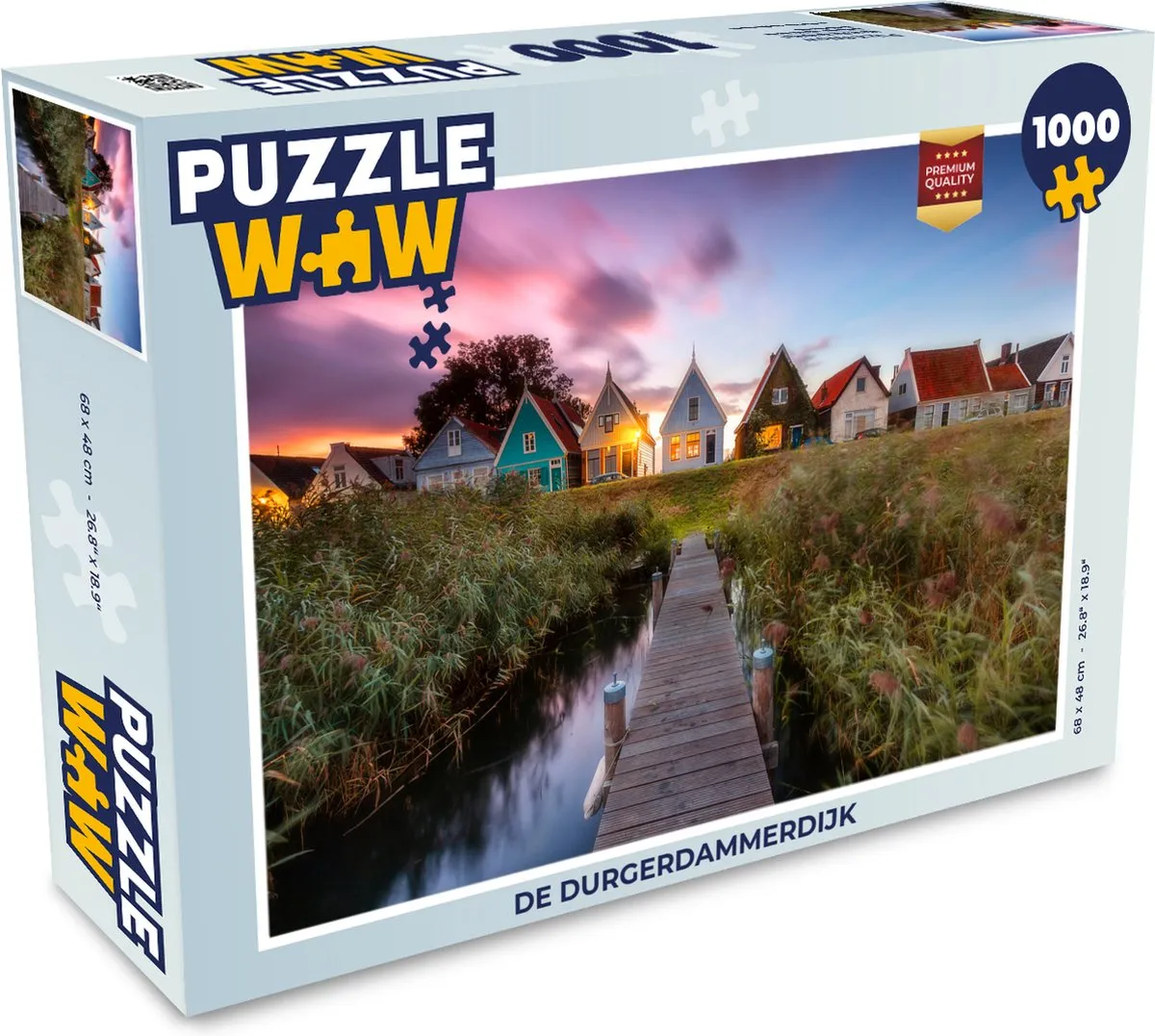 PuzzleWow De Durgerdammerdijk Legpuzzel 1000 Stuks