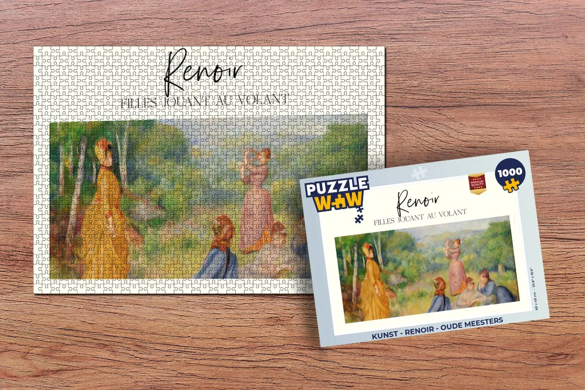 PuzzleWow Renoir Oude Meesters Legpuzzel 1000 Stuks - Multicolor
