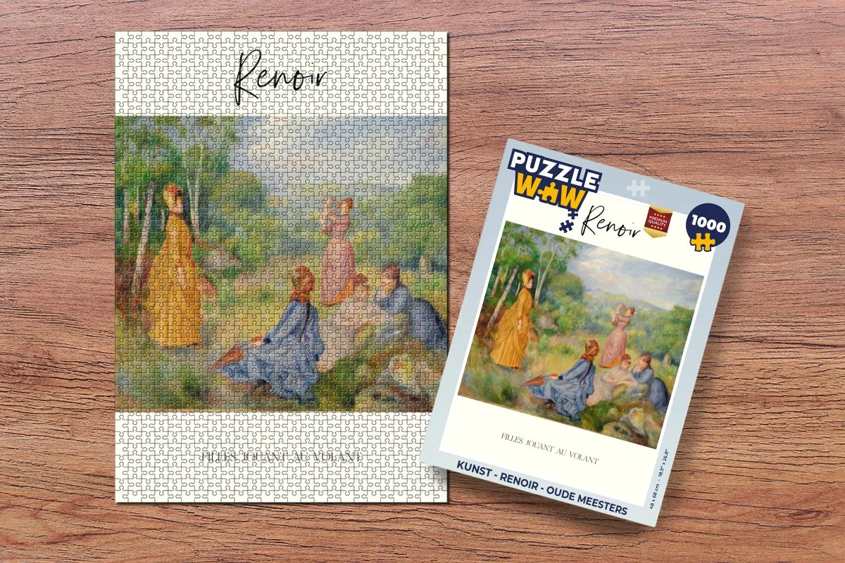 PuzzleWow Renoir Oude Meesters Legpuzzel 1000 Stuks - Multicolor