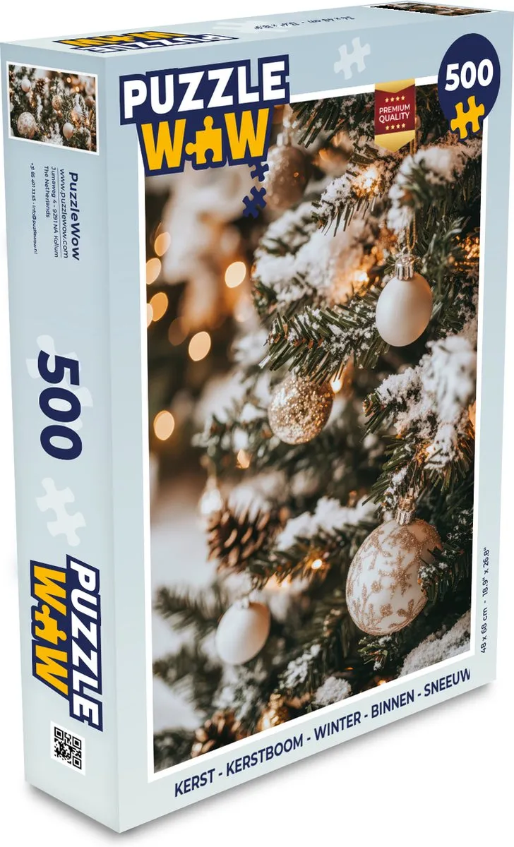 PuzzleWow Kerstpuzzel 500 Stuks