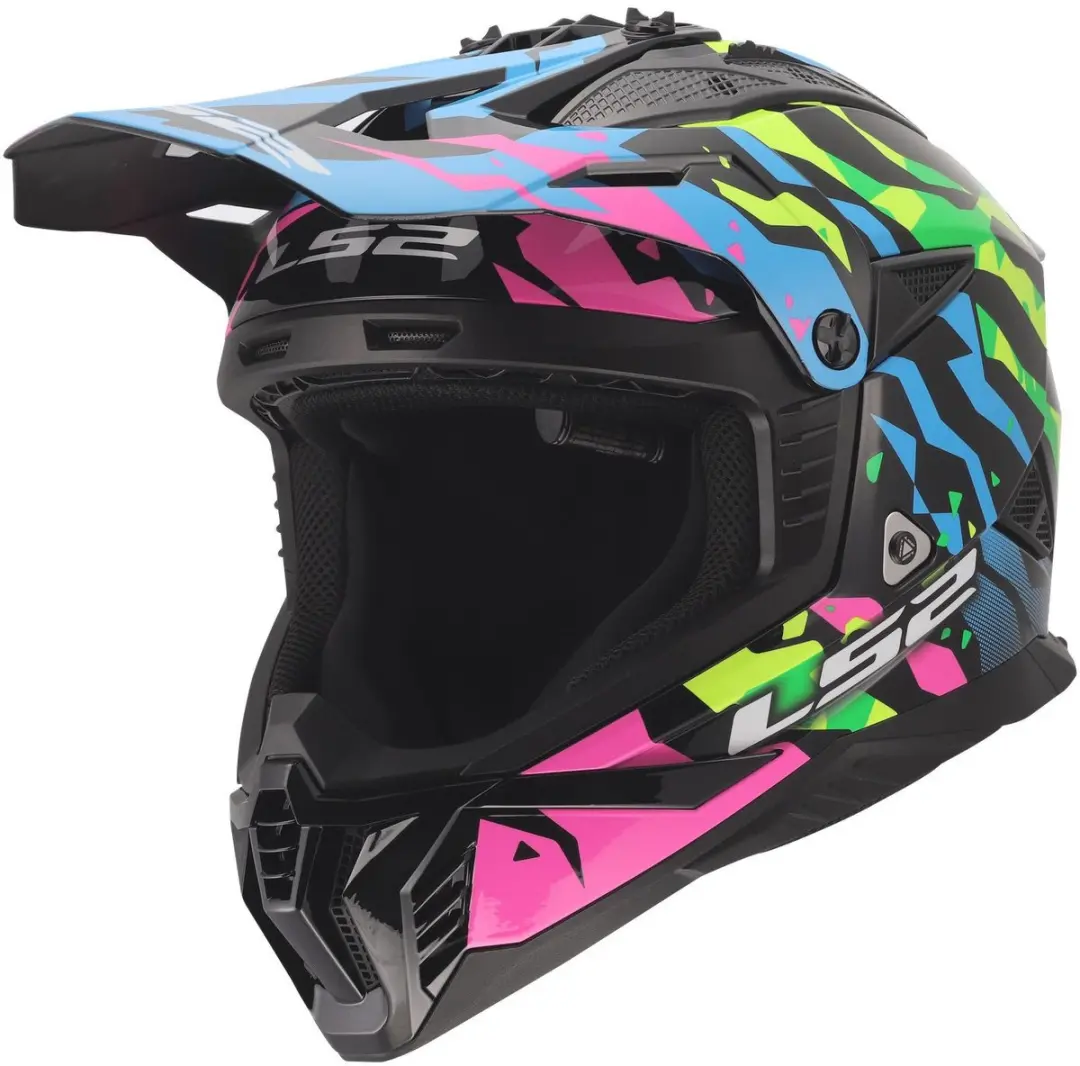 LS2 MX708 Fast II Grotesk Motocrosshelm -
