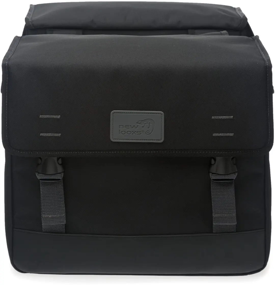 New Looxs Origin Double Fietstas 39L - Zwart - afbeelding 5 van 5