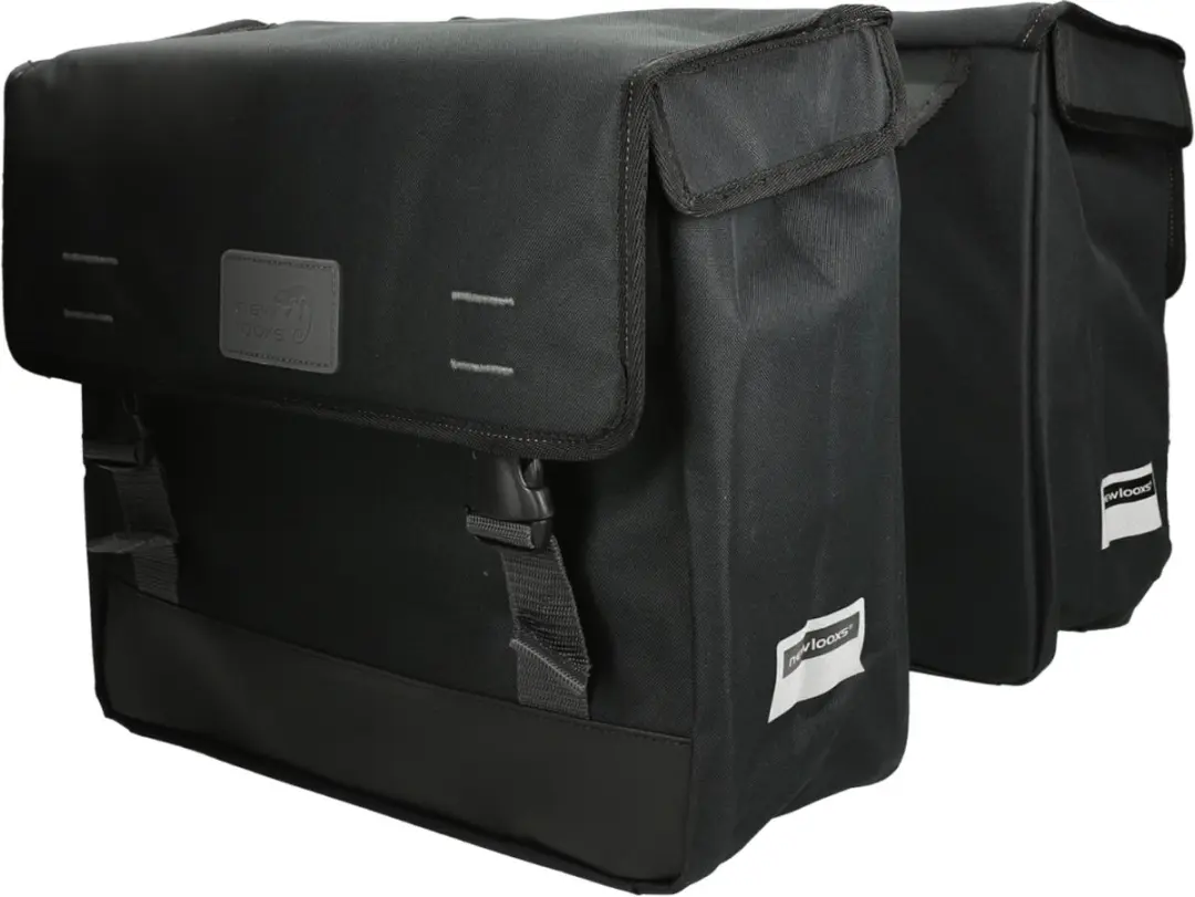New Looxs Origin Double Fietstas 39L - Zwart - afbeelding 3 van 5