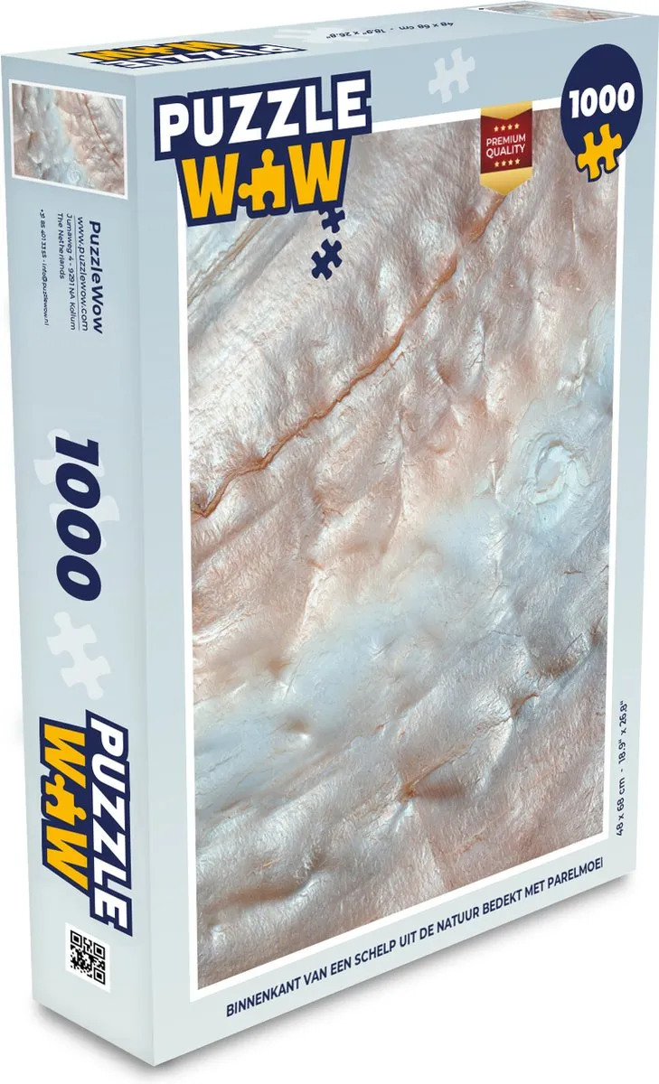 PuzzleWow Schelpen Abstract Legpuzzel 1000 Stuks