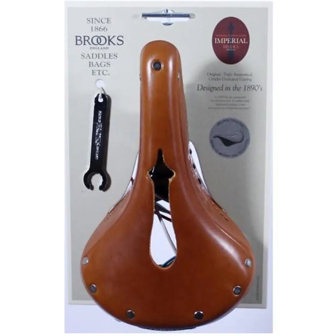 Brooks B17 Imperial Zadel - Heren - Honing - afbeelding 4 van 6