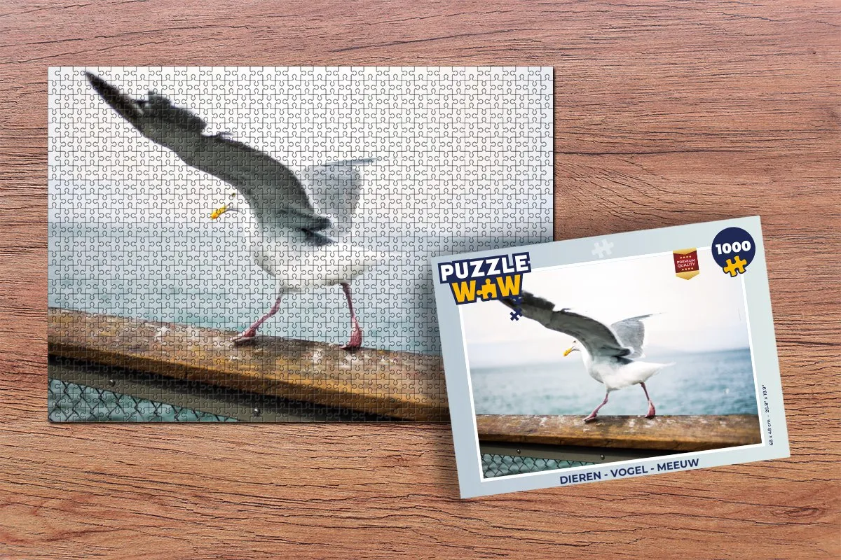 PuzzleWow Vogel Legpuzzel 1000 Stuks - Multicolor