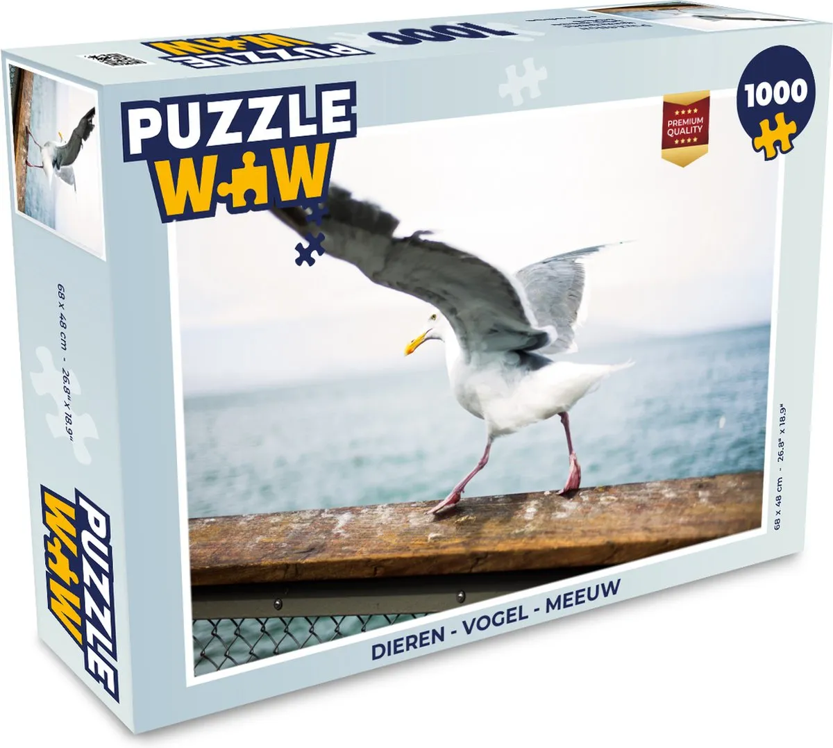 PuzzleWow Vogel Legpuzzel 1000 Stuks