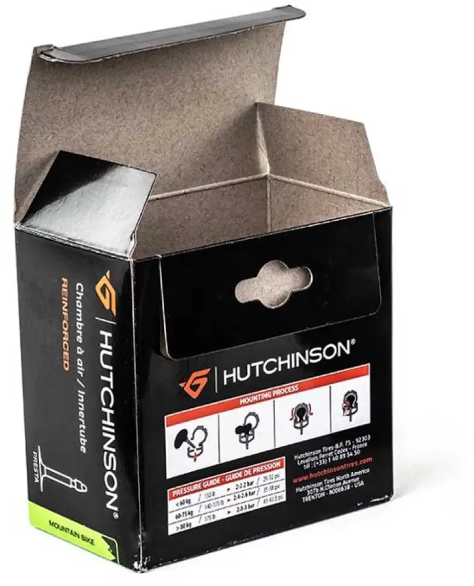 Hutchinson Reinforced MTB Binnenband 27.5" - 48mm - Zwart - afbeelding 6 van 6