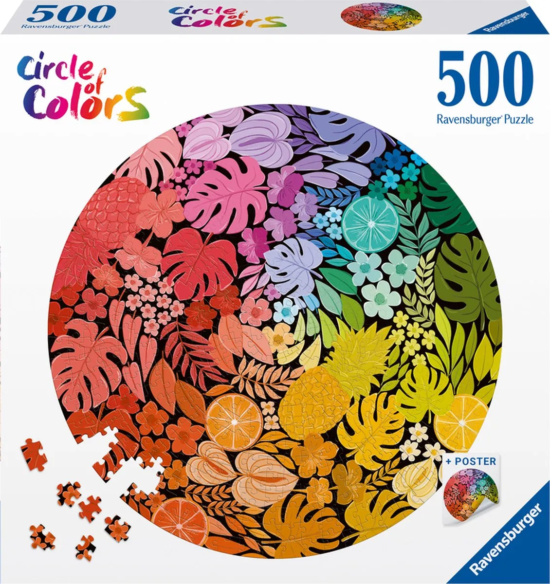 Ravensburger Circle of Colors Tropical Legpuzzel 500 Stuks