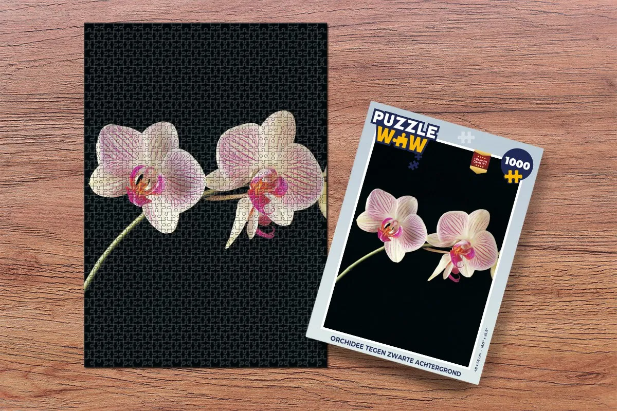 PuzzleWow Orchidee Legpuzzel 1000 Stuks - Multicolor