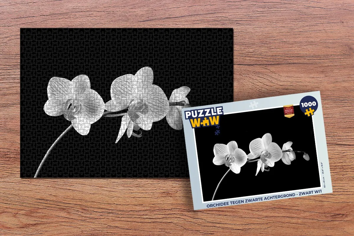 PuzzleWow Orchidee Legpuzzel 1000 Stuks - Multicolor