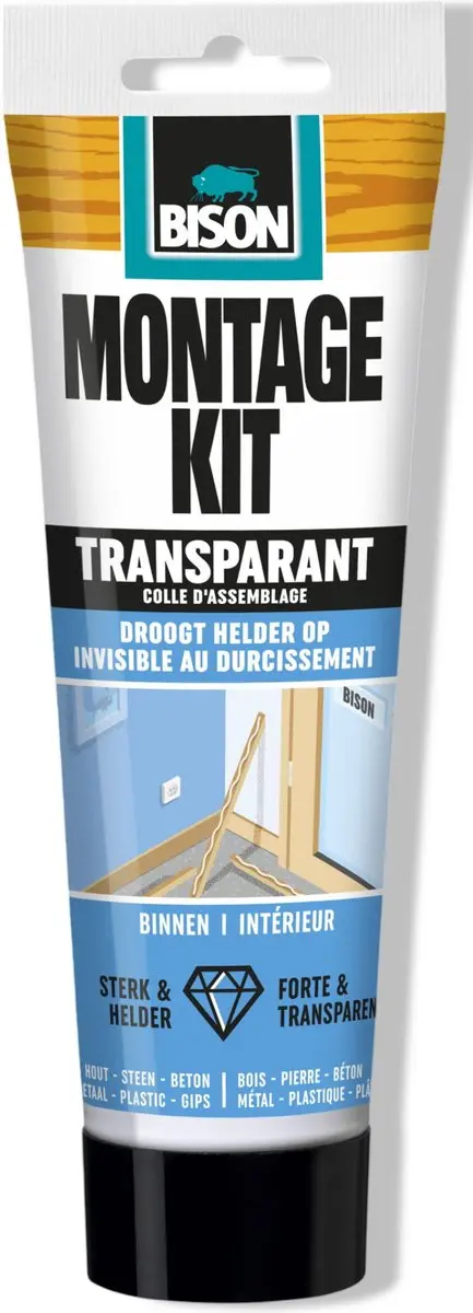 Bison Montagekit Transparant Tube 250g