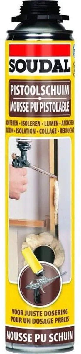 Soudal Gunfoam Pistoolschuim 1K 750ml