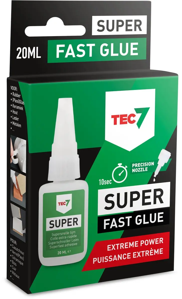 Tec7 Super Secondenlijm 20ml - Breedspectrum