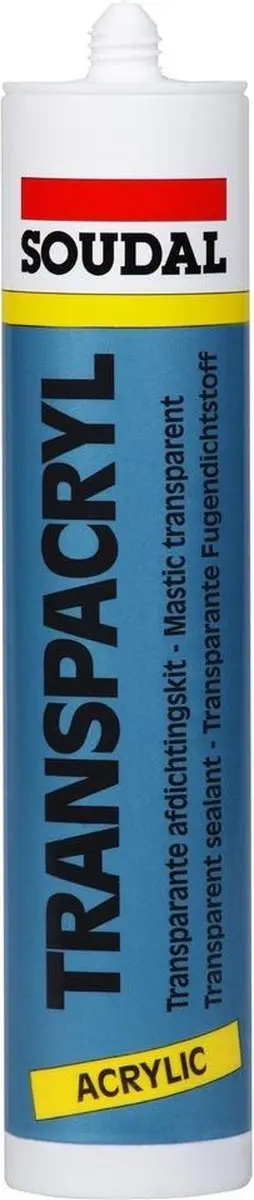Soudal Transpacryl Acrylaatkit 310ml - Transparant