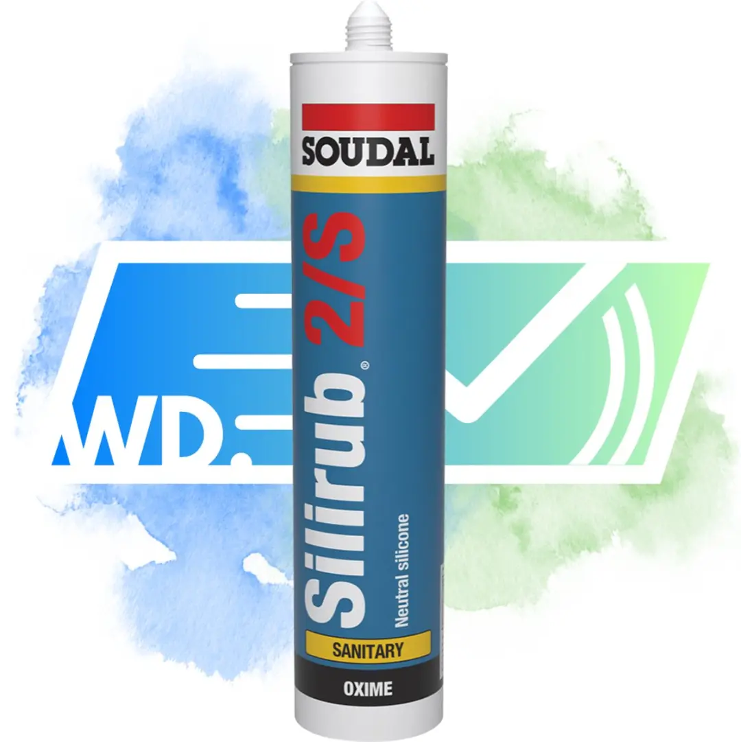 Soudal Silirub 2S 300ml Kit - Jasmijn