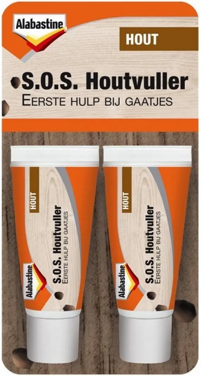 Alabastine Sos Houtvuller 40ml - Wit