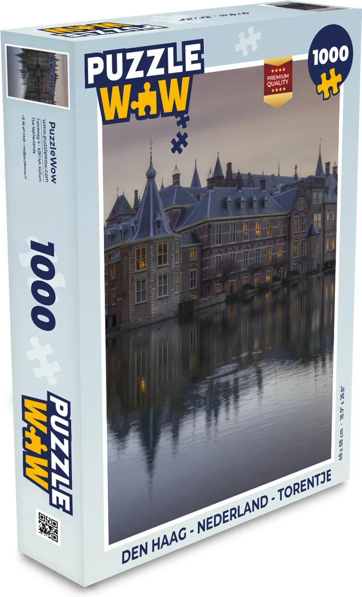 PuzzleWow Torentje Legpuzzel 1000 Stuks