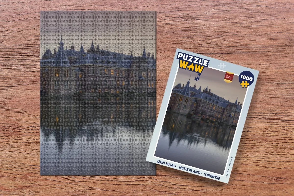 PuzzleWow Torentje Legpuzzel 1000 Stuks - Multicolor