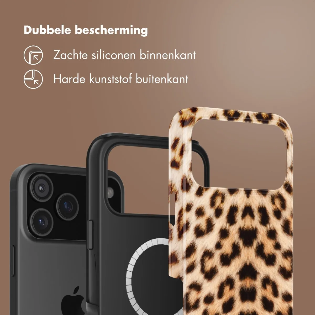 Selencia Hoesje iPhone 17 Pro Max - Wild Leo - MagSafe