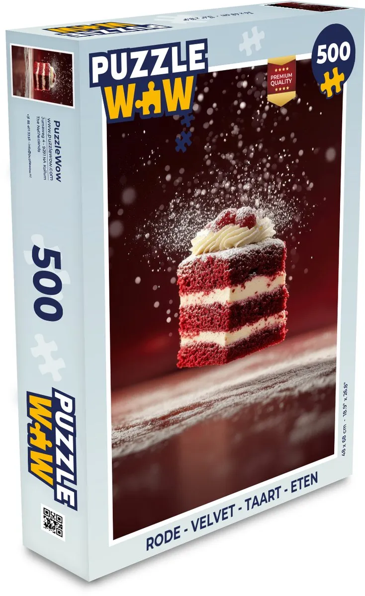 PuzzleWow Velvet Taart Legpuzzel 500 Stuks
