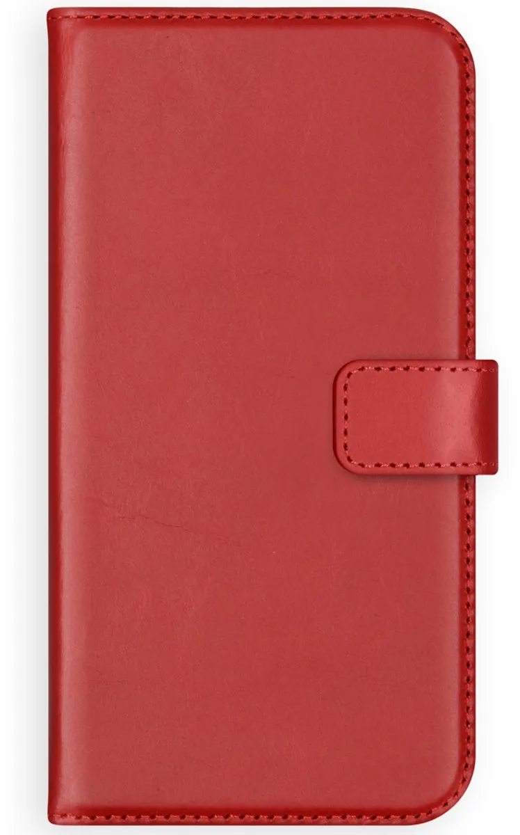 Selencia Hoesje iPhone 8/7 Plus Echt Lederen Bookcase - Rood