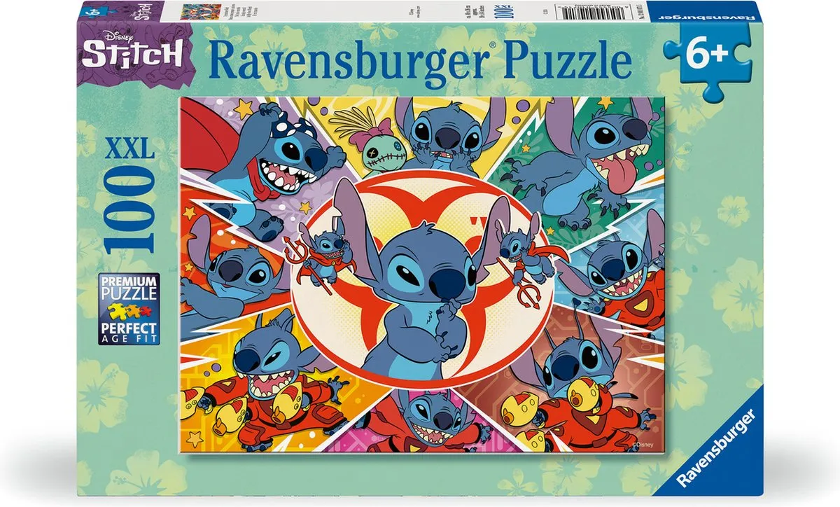 Ravensburger Disney Stitch Legpuzzel 100 XXL Stukjes - 12001071