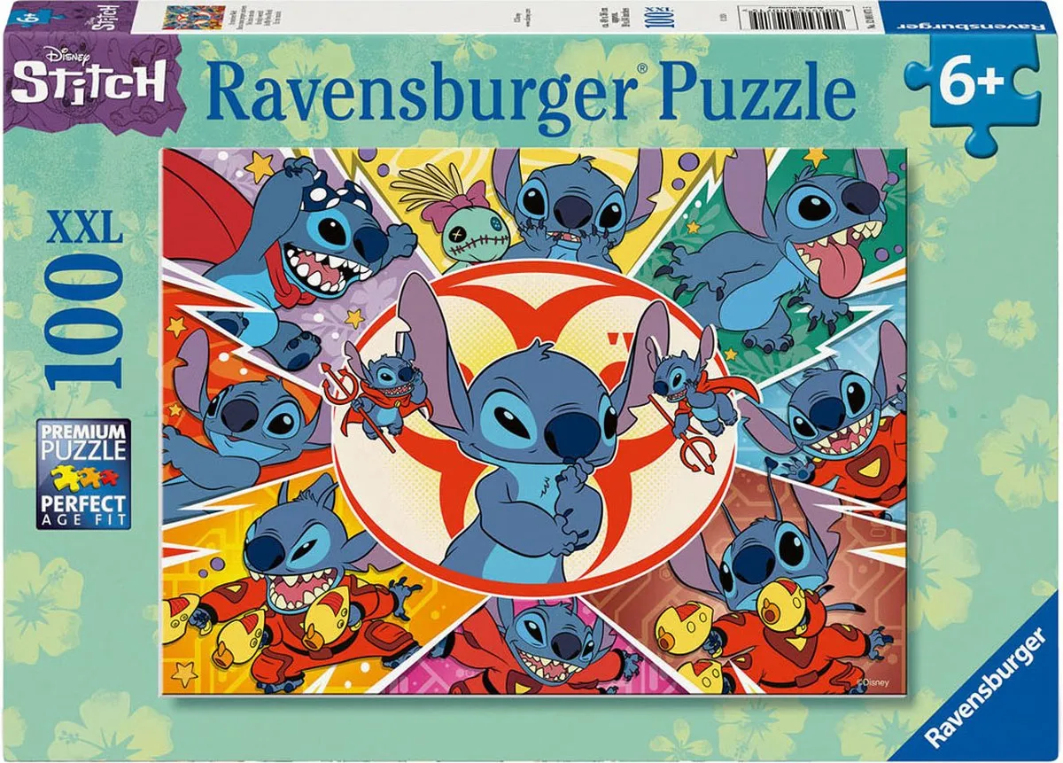 Ravensburger Disney Stitch Legpuzzel 100 XXL Stukjes - 12001071