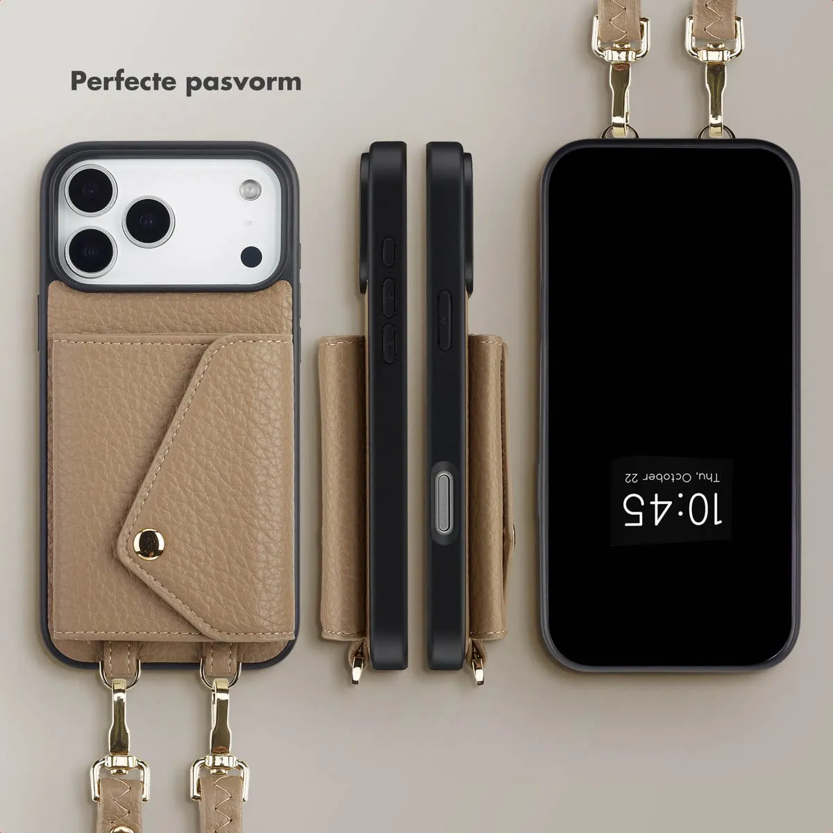 Selencia Koordhoes iPhone 17 Pro Max - Taupe