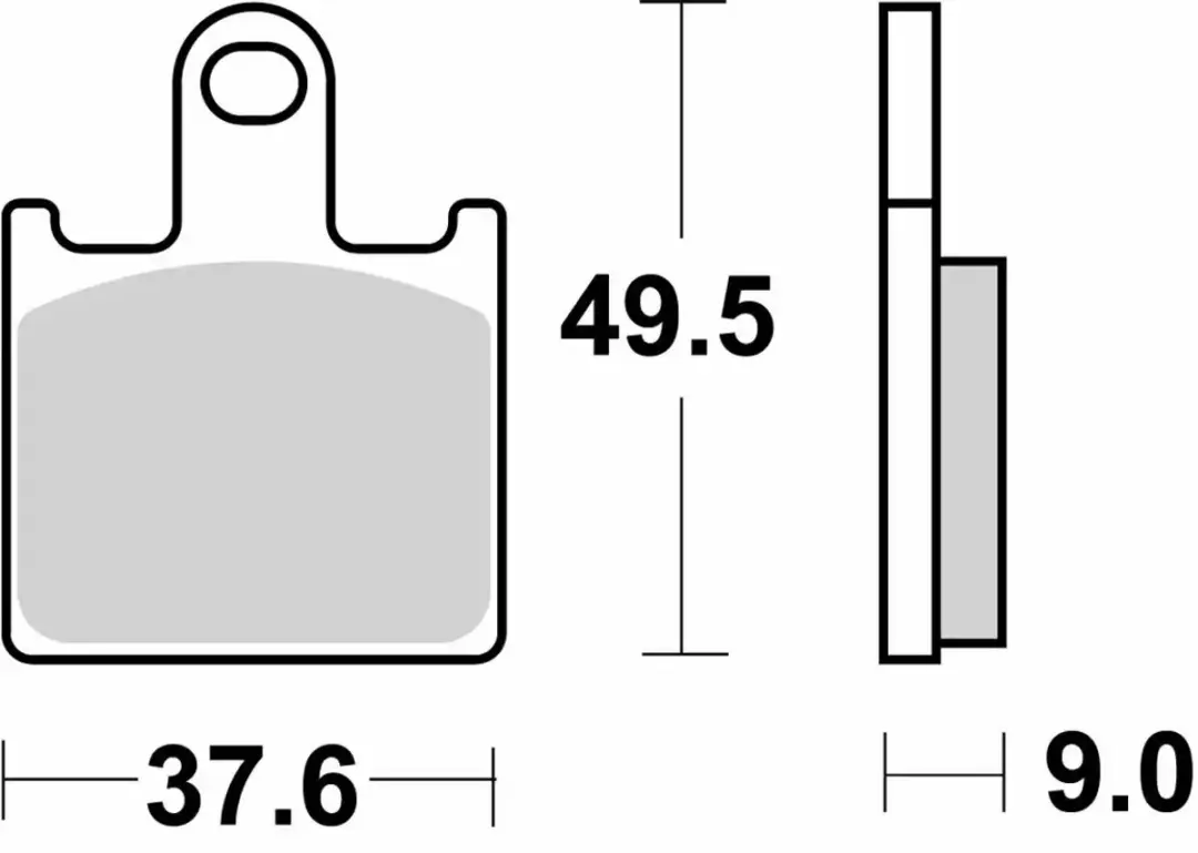 Plaquette de frein SBS pour Moto Kawasaki 1000 Z ABS 2007 à 2009 AVG / AVD Neuf